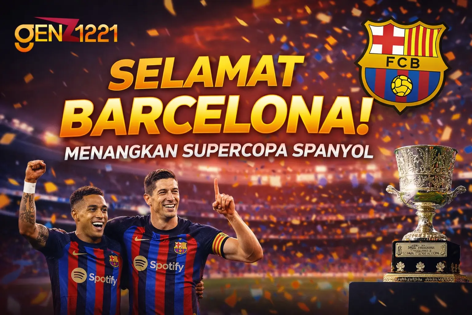 Barcelona Juara Supercopa Spanyol