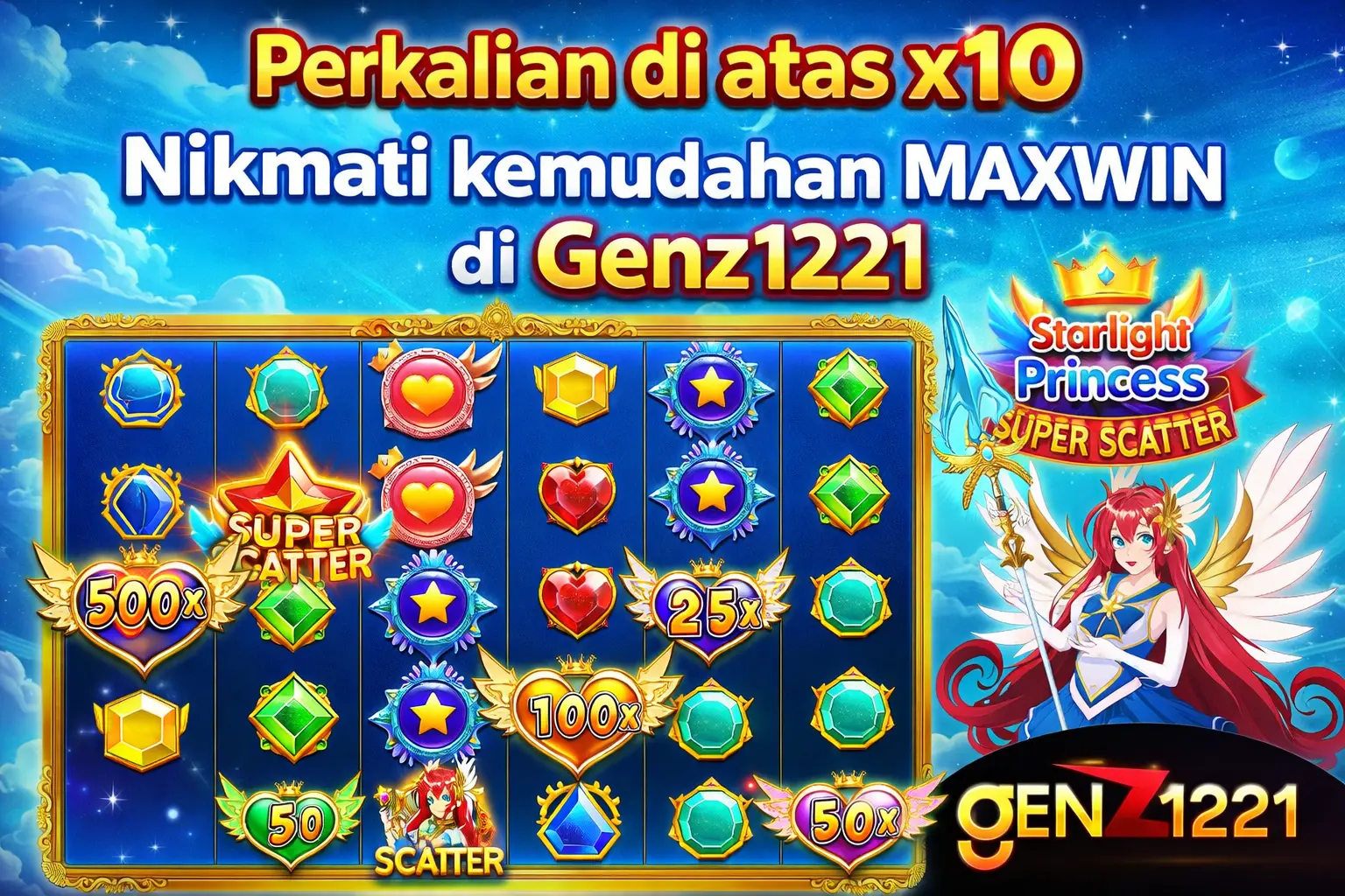 Genz1221 Slot - Starlight Princess Super Scatter